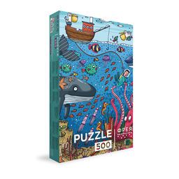 ФРЕЯ Пазл 500 элемент. PZL-500/74 Что творится в океане