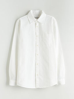 Basic Uzun Kollu Erkek ?ocuk G?mlek