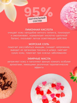 Набор бомбочек Candy bath bar La boite des bonbons, 9×40 г