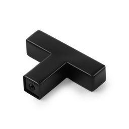 Цена за 2 шт. Ручка-кнопка CAPPIO SQUARE RSC008, нержавеющая сталь, цвет черный