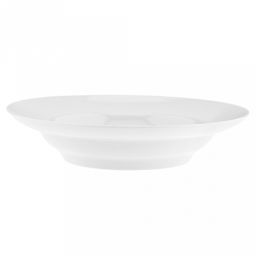 Тарелка глубокая фарфоровая "Алый мак" д200мм, 250мл, h40мм (Россия)