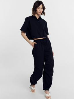 Поло женское в черном цвете черный 112964/1 - Mark formelle фото 2