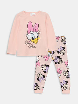 Daisy Duck Bask?l? K?z Bebek Pijama Tak?m?