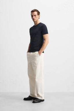 BASIC SLIM FIT T-SHIRT - Zara фото 21