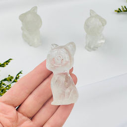 Фигурка Кошка из Горного Хрусталя