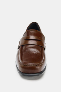 LEATHER LOAFERS - Zara фото 5