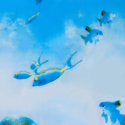 Штора для ванны Доляна «Рыбки», 180×180 см, EVA