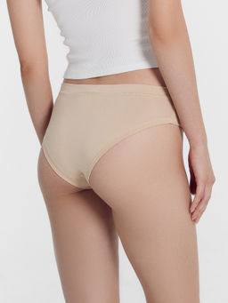 Трусы Mark Formelle классические бежевые бамбук с эластаном набор 2 штуки  фото 4