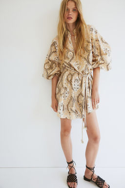 Vestido con cinturon de macrame - H&m фото 5