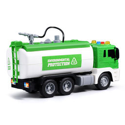 Машина "Цистерна" 1:16 (свет, звук, вода) в коробке (зеленый)