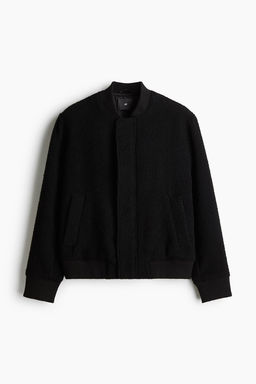 Cazadora bomber en mezcla de lana Regular Fit - H&m фото 6