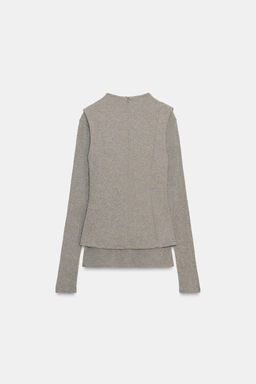 DOUBLE LONG SLEEVE TOP - Zara фото 6