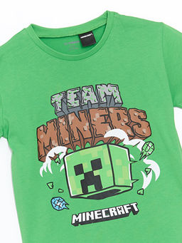 Bisiklet Yaka K?sa Kollu Bask?l? Erkek Bebek Ti??rt - Waikiki фото 2