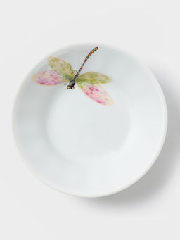 Цена за 2 шт. Блюдце Добрушский завод «Стрекоза», 105 мл, d=11 см, фарфор, белая