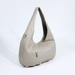 Сумка-мешок на молнии, 3 наружных кармана, цвет серый - Simaland фото 2