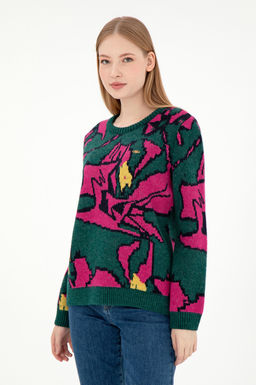 Женский темно-зеленый свитер Неожиданная скидка в корзине - U.s. polo assn фото 3