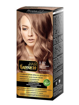 Белита-М Hair Happiness Крем-краска д/волос аммиачная №8.82 шоколадный блондин