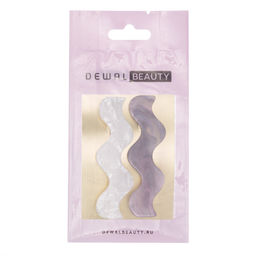 Заколка для волос 2 шт/ уп.. цвет сиреневый/белый DEWAL BEAUTY 3008BD  фото 3