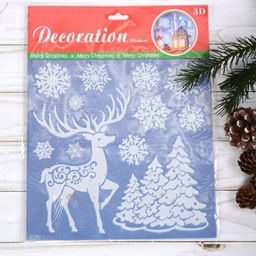 Наклейка новогодняя 26х21 Зимняя сказка / 610-176 /уп 12/600/ - Галеонтрейд фото 2