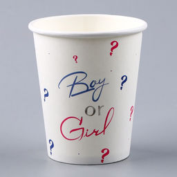 Цена за 10 шт. Стакан бумажный Boy or Girl, 250 мл - Страна карнавалия фото 2