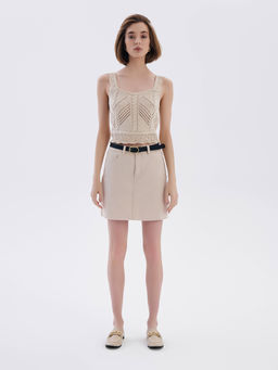 CONTE LDK 2328 Топ женский beige - Conte elegant фото 3