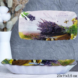 Блюдо прямоугольное глубокое 23 см / S440609 BB037 GREY /уп 6/48/ цветная коробка