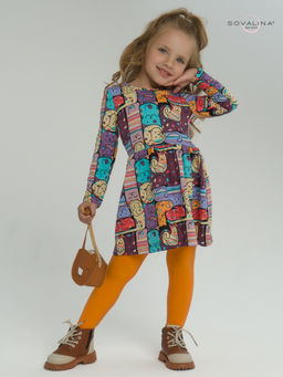 Платье Эля коты в горошек - Sovalina фото 2