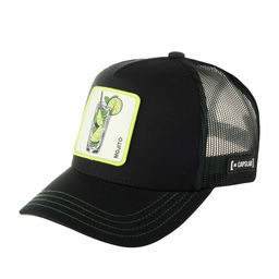 Бейсболка CAPSLAB арт. CL/0/1/CAS2/MO1 Cocktails Mojito (черный / салатовый)