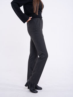 брюки прямого силуэта пояс сзади на резикне - Трика фото 4