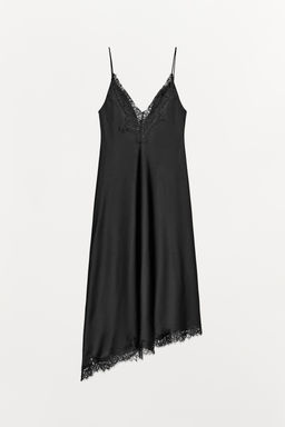 ZW COLLECTION SATIN LACE DRESS - Zara фото 5