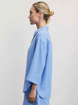 Рубашка из муслина с рукавом 3/4 / Zarina  фото 5