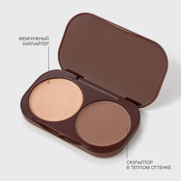 Лимитка Vivienne Sabo Палетка для контуринга лица кремовая Riviera du Soleil 01