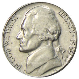 5 центов 1969 года S США