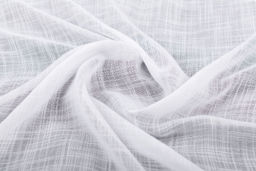 Платок турецкий на голову, однотонный MAGROM, белый, 97 х 97 см, из 100% льна