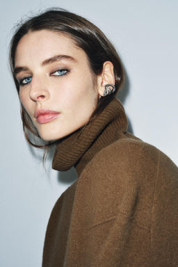 PACK OF 2 RHINESTONE EAR CUFFS - Zara фото 2