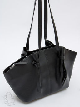 Сумка женская кожаная 2394-1Y black Polina&Eiterou