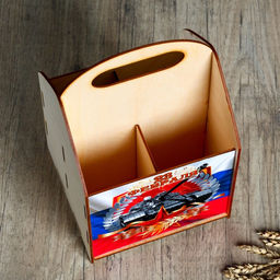 Ящик под пиво 23 февраля танк - Simaland фото 3