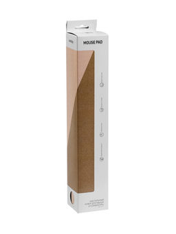 Коврик для мыши Smartbuy SBMP-24-LC, 90х40 см, экокожа, пробка, бежевый