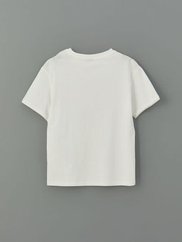 Bisiklet Yaka K?z ?ocuk Ti??rt