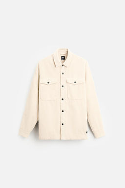 PADDED CORDUROY OVERSHIRT - Zara фото 24