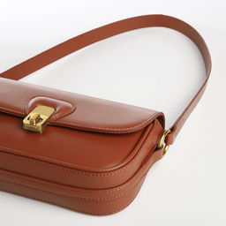 Сумка женская багет TEXTURA на молнии, 21×6×11 см, коричневая