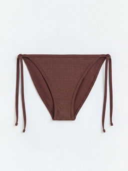 Ta?l? Yanlardan Ba?lamal? Kad?n Bikini Alt?