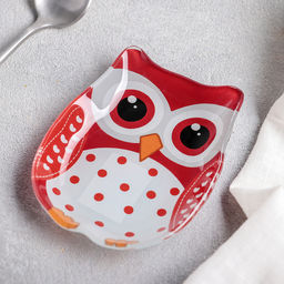 Соусник стеклянный Доляна Совунья, 45мл, 1081,5 см, цвет красный