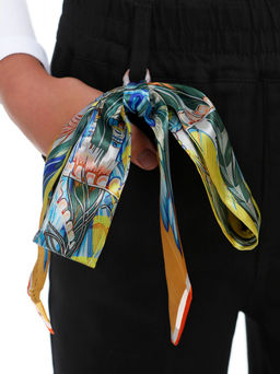 Джинсы-палаццо утеплённые для девочек - Синий мир фото 3