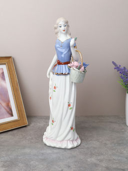 Статуэтка Дама с корзинкой 30 см / XH-0818 /уп 24/ - Галеонтрейд фото 2