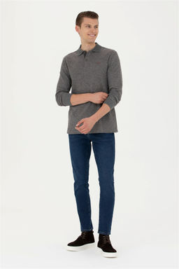 Мужской серый меланжевый свитшот - U.s. polo assn фото 11