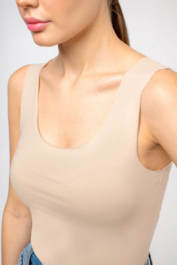 Арт. 3752/4 Майка женская 40-48 (5 шт) Цвет:бежевый - Калинка фото 5