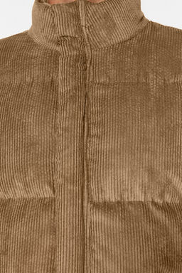TRENDYOL MAN Camel Regular Fit Dik Yaka Fitilli Kadife Sisme K?sl?k Mont TMNAW22MO0182 - Trendyolmilla фото 12
