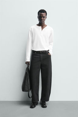 JEANS WIDE FIT / Negro