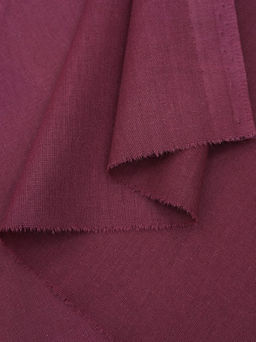 Поплин цв.Малиново-бордовый, ш.2.2м, хлопок-100%, 110гр/м.кв - Купава фото 3